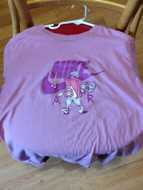 Nike Kids Pink Graphic Short-Sleeve Tee